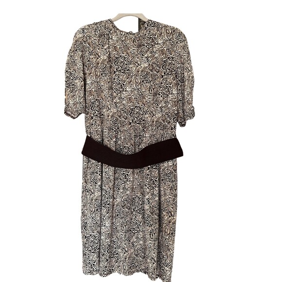 Jessica Howard  Women's Dress size 16 Black , Gray print Color 3/4 sleeves - Picture 4 of 16